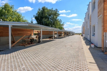 Carport (Stahl - verzinkt) mit Trapezblechüberdachung