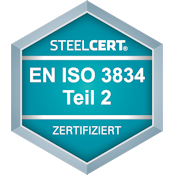 EN ISO 3834 Teil 2 Steel Cert Zertifikat EN ISO 3834 Teil 2 Steel Cert Zertifikat